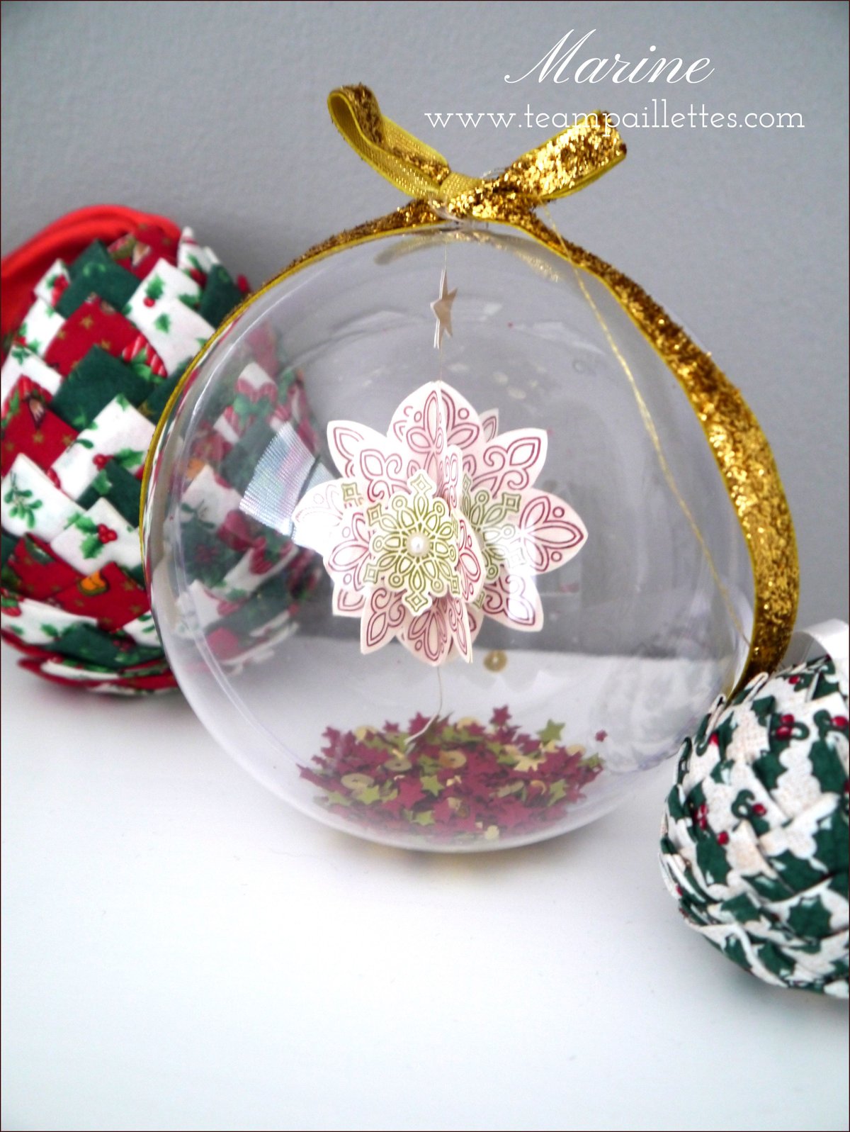 Boule à neige pour Team Paillettes