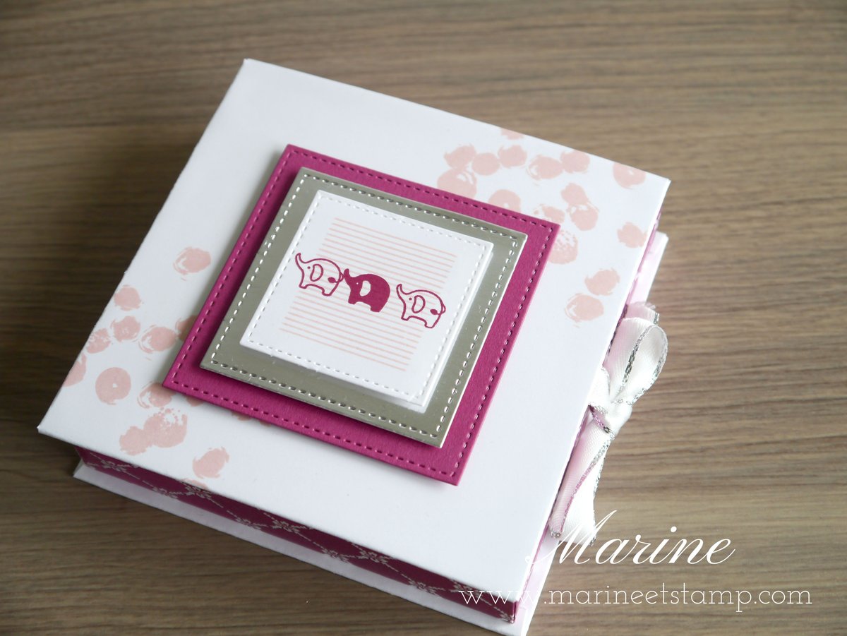 Boîte cadre pour bébé et son tuto