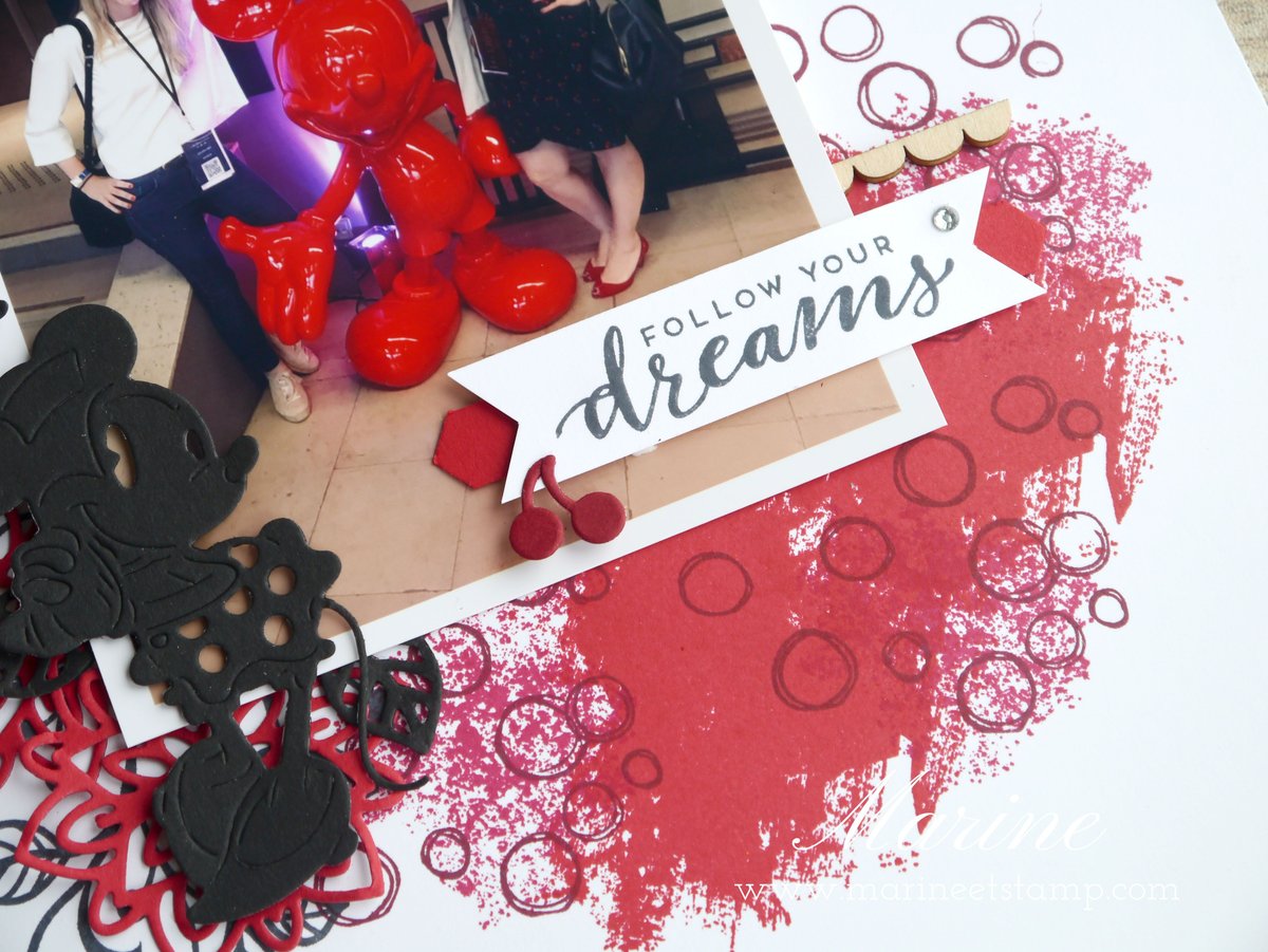 Blanche Neige - Challenge #3 - Set de tampons Artisan Textures