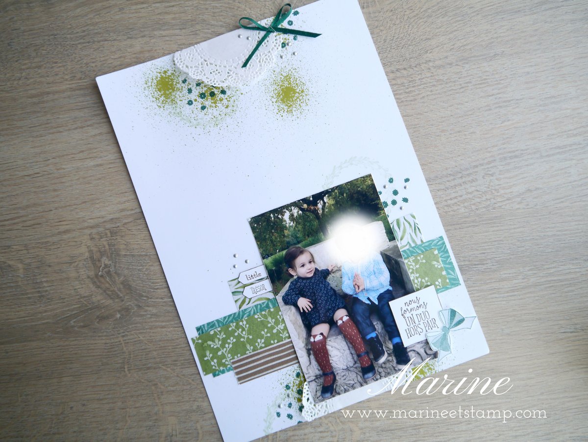 La Grande Vadrouille - Challenge #5 - Collection de papiers Fleurs glacées
