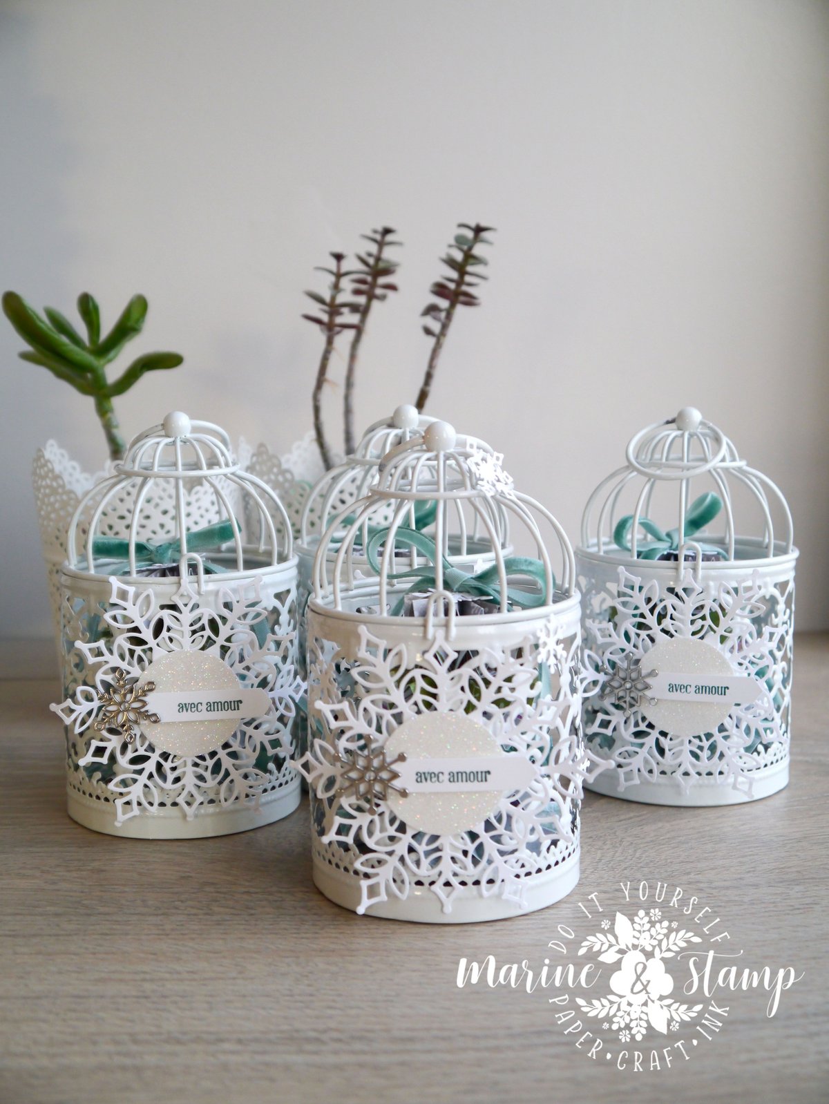 On Stage Novembre 2018 - Cadeaux filleules - Collection Vitrine de flocons