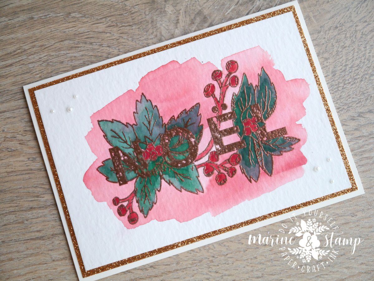 Vidéo #4 - Carte Embossage et Aquarelle