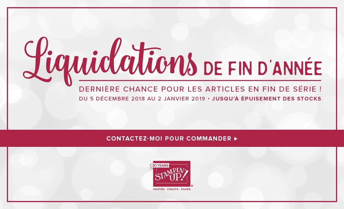 Liquidation ! Catalogue automne-hiver Stampin'Up!®