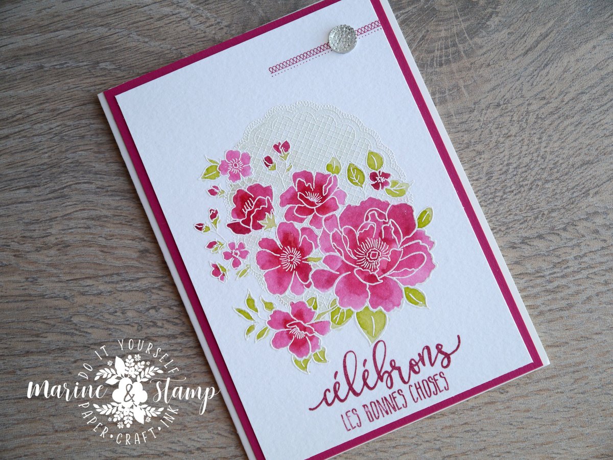 Cartes de vœux - Set de tampons Sale-A-Bration Lovely Lattice