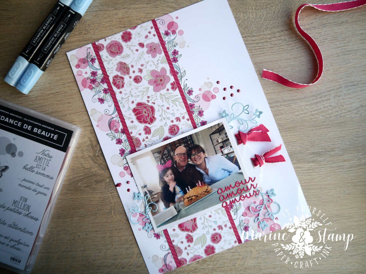 Page Amour x 3 - Collection De tout mon coeur