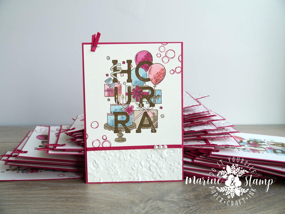 On Stage Avril 2019 - Swaps - Set de tampons Déclarations d'anniversaire