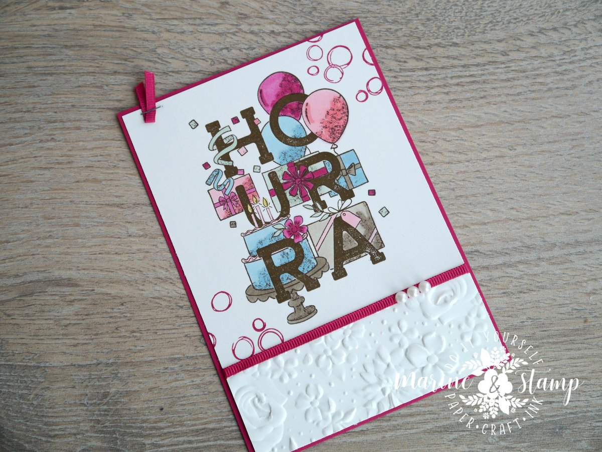 On Stage Avril 2019 - Swaps - Set de tampons Déclarations d'anniversaire