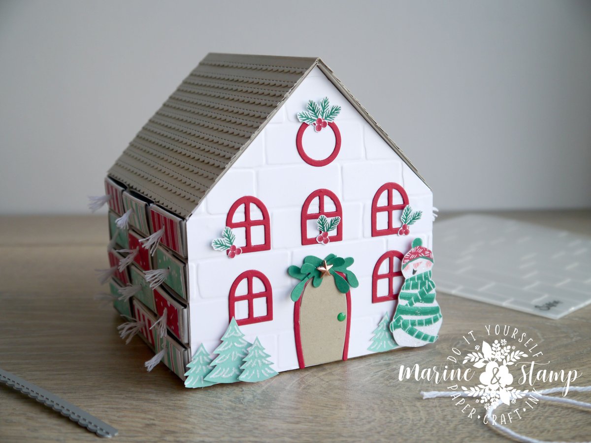Calendrier de l'Avent 2019 - Collection de papiers Le bonhomme de neige