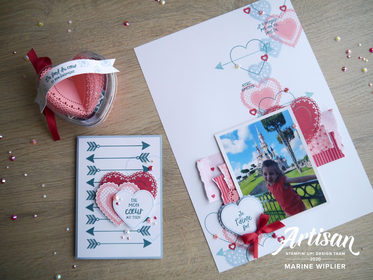 Stampin'Up!® Artisan Design Team Blog Hop - Du fond du coeur