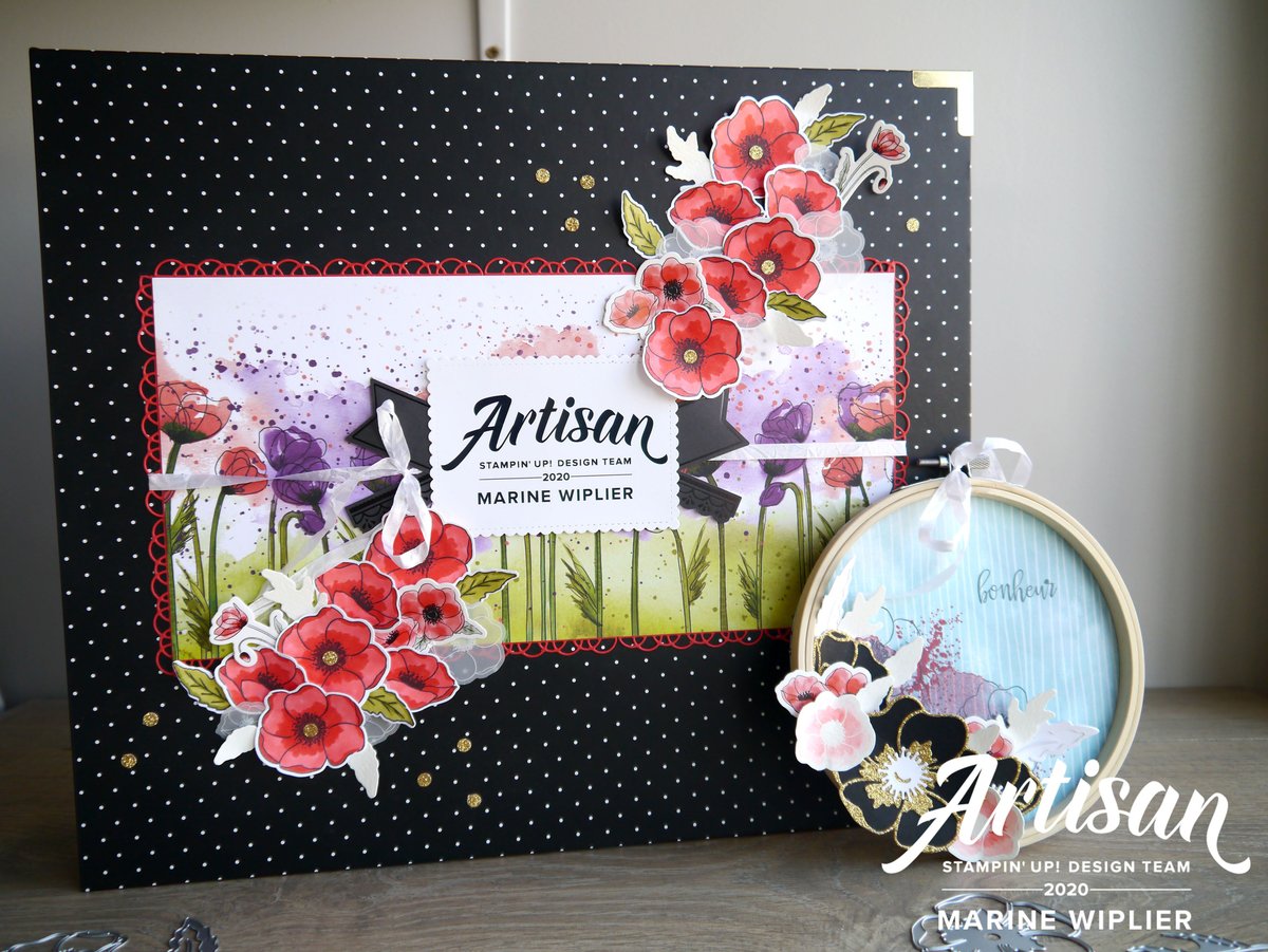 Stampin'Up!® Artisan Design Team Blog Hop - Champs de coquelicots