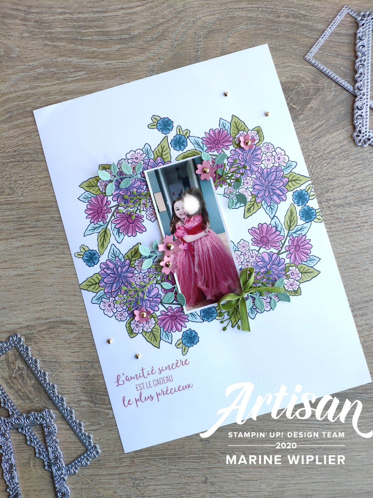 Page A4 Amitié - Collection Jardin Ornemental