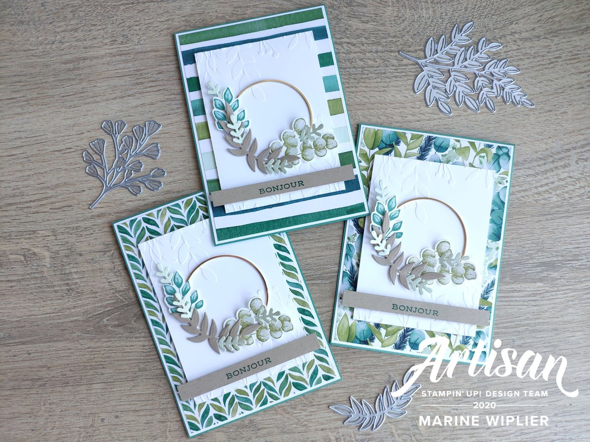 Cartes Bonjour - Collection Feuillages infinis