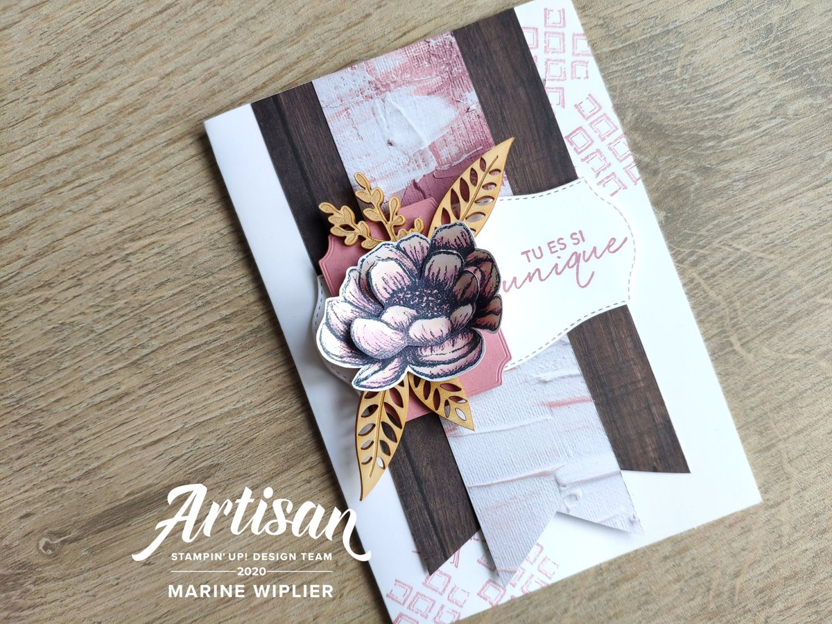 Cartes "Tu es si unique"- Collection Élégance naturelle