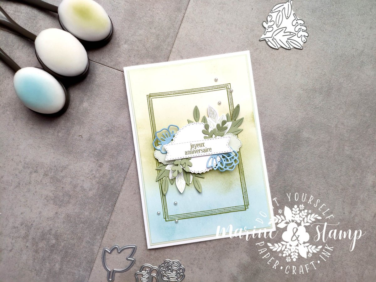 Stampin'Fancy Friday - Ombré Challenge - Mars 2021