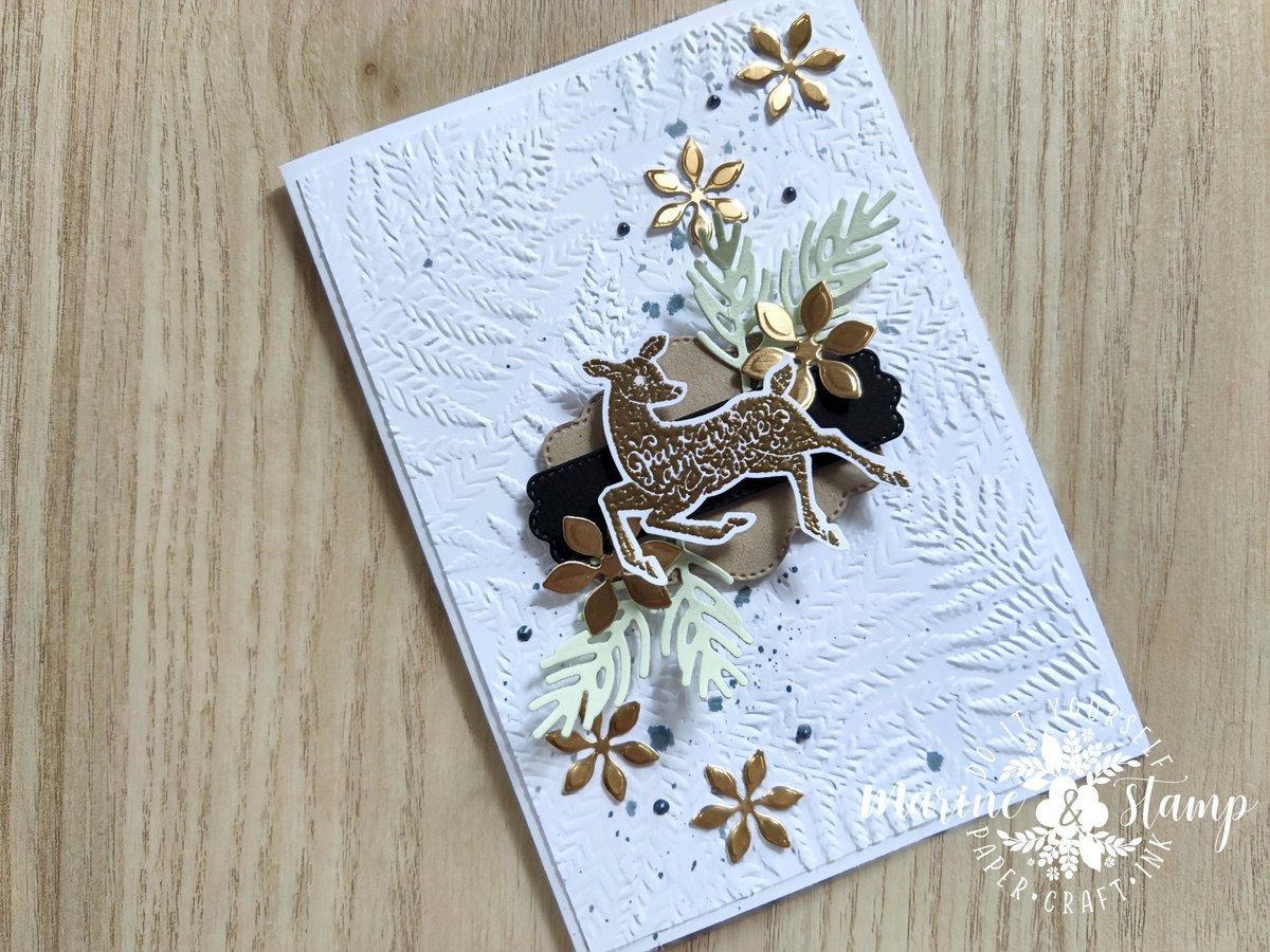 Carte de vœux - Lot Cerf paisible