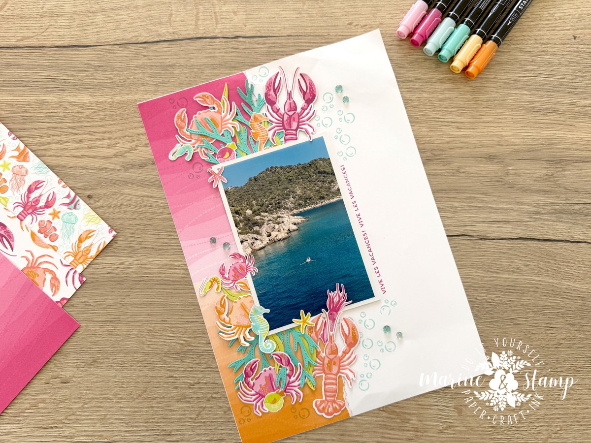 Page "Vive les vacances" - Collection Amis de l'océan