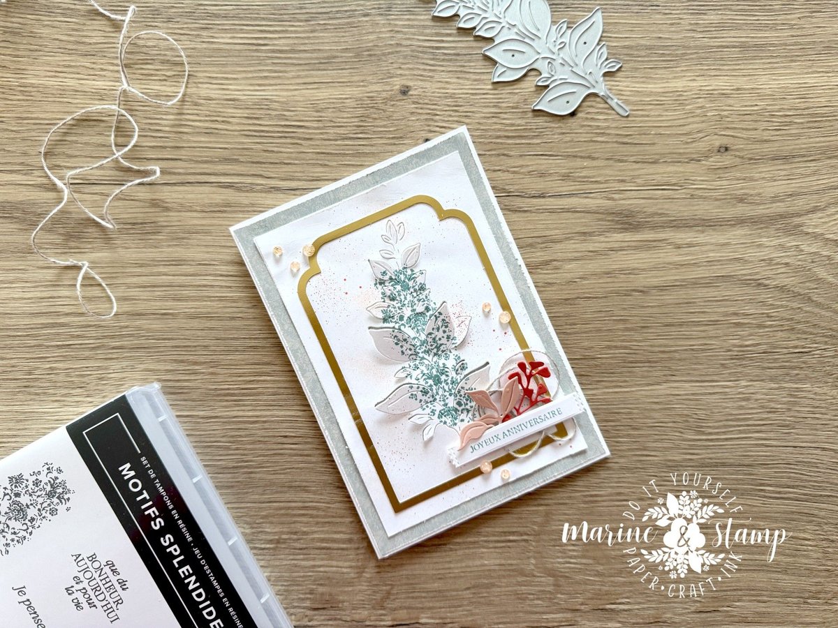 Carte d'anniversaire - Collection Galerie Splendide