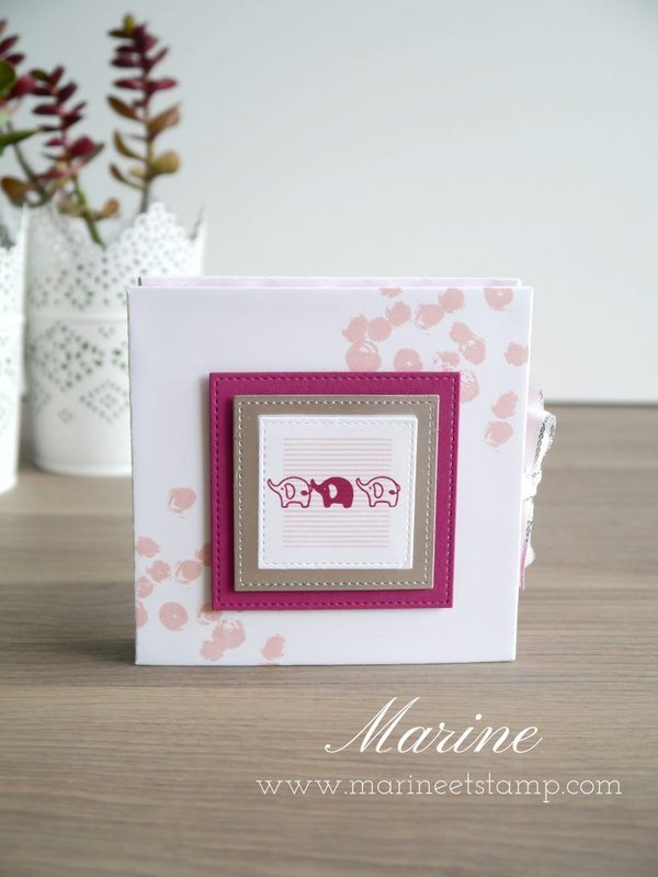 Boîte cadre pour bébé et son tuto